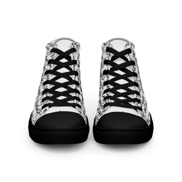 Men’s Appreciation high top canvas shoes - Image 5