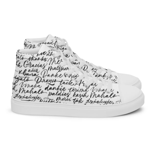 Men’s Appreciation high top canvas shoes - Image 16